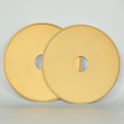 China Nonferrous Metal JR Plated Diamond Super Thin Abrasive Grinding And Cutting Wheels for sale