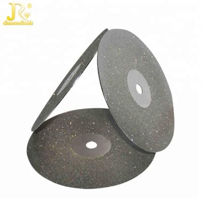 China Diamond Plated Diamond Disc For Grinding Glass Bottle Te koop