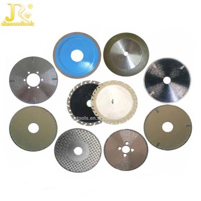 中国 High effciency China manufacture of HSS plated diamond tools diamond/CBN saw blade/cutting disc for glass/stone/jewelry 販売のため