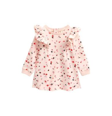 China Breathable Cool Design Digital Printing Super Soft Shirts Cotton Kids Tops Girl's Clothes for sale