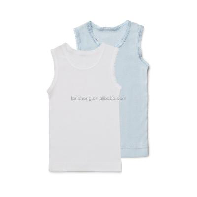 China Soft 100% Cotton Baby Casual Vest for sale