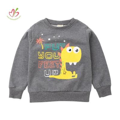 China High Quality Boys Girls Sport Anti-pilling Fun Cute Dinosaur Design Blouse Kids Hoodies Kids Pullover Tops Baby Clothes for sale