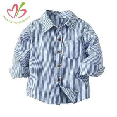 China Wholesale Casual Custom Boys Long Sleeve Shirts Boys Polo Shirts Boys Shirts Anti Shrink for sale