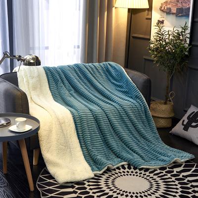 China Anti-static customization sells 2022 new hot wholesale stylish and comfortable fur flannel winter blanket for sale