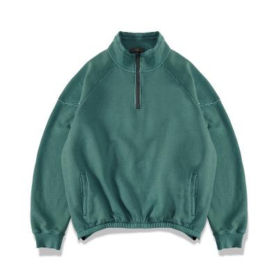 China Anti-wrinkle ready to ship oversized crewneck turtle neck sweatshirt for men for sale