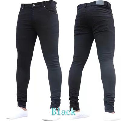 China Autumn Winter New Men Fashion Breathable Casual Pants Skinny Jeans Slim Denim Gaiters Mens Trousers for sale