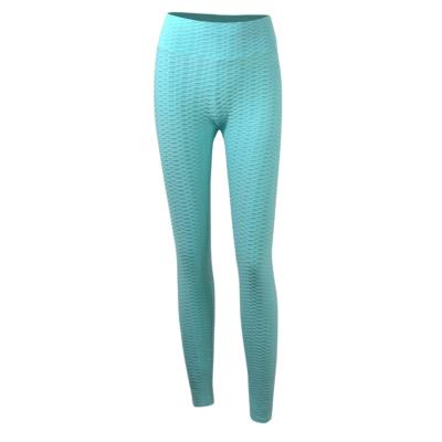 China New Breathable Jacquard High Waist Yoga Fitness Pants Tight Sports Running Pants Gaiters for sale