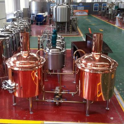 China Vessel 4 Steam Jacketed Heating Vessel 3 Vessel 2 Hotels Brewery System; stainless steel brewhouse for sale