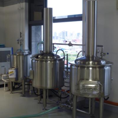 China 100l BREWERY beer pilot system for university and big brewery factory, beer test equipment for sale