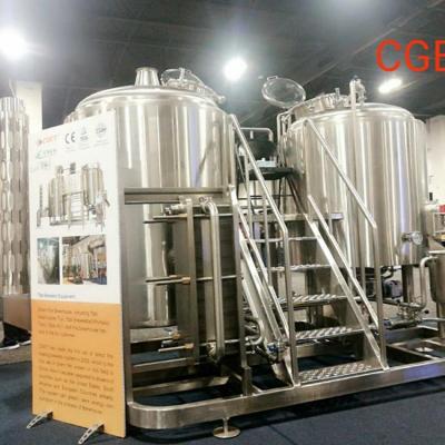 China food & Beverage Plant 7bbl Direct Brewery Fire Heated Complete Brewery System Turkey for sale