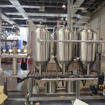 China BREWERY 100l Brewery , CGET LTB Smart 100liter 4+1 Beer Fermenting And Dropping System for sale