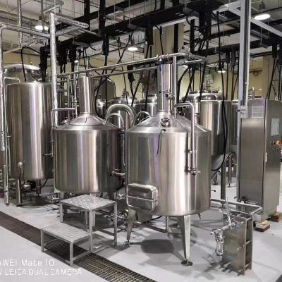 China Small complete BREWERY beer production line, complete brewery plant for sale