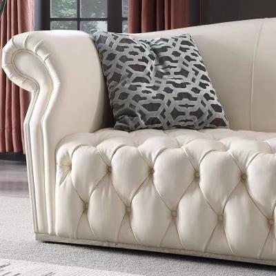 China American Furniture Ornate Sofa Set Modern Fabric Living Room 4 Seat Chesterfield Couch for sale