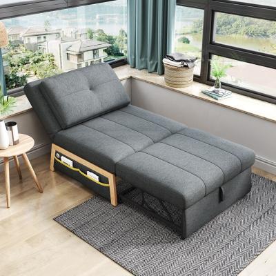 China Foldable modern sofa with bed 1 seater living room furniture sofas beds adjustable functional single sofa bed for sale