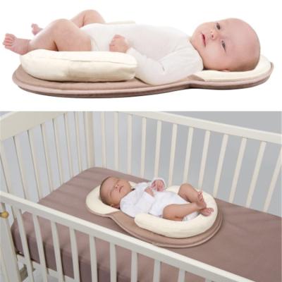 China Viable Newborn Baby Anti-eccentric Head Styling Pillow Mattress Newborn Sleeping Position Adjustment Cushion for sale