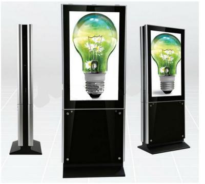 China 55 Inch Floor Standing LCD Advertising Player For Airport And Metro for sale