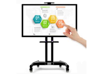 China 65 Inch Lcd Infrared Touch Smart Interactive Whiteboard With Mobile Stand for sale