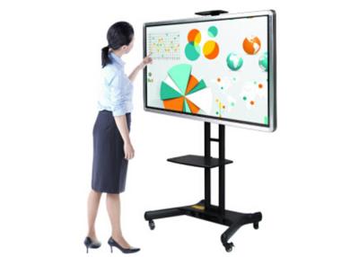 China Whiteboard Sheet Metal School Digital Writing Board Electronic Smart Board 300 Cd/M2 for sale