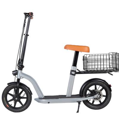 China Fast Delivery Unisex Electric Scooter With Seat Adult Electric Folding Electric Scooter From China for sale