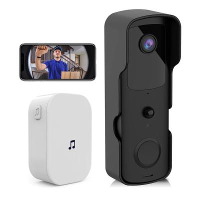 China Wholesale 1080P Wifi Built-in Video Doorbell Camera Tuya HD Wireless Smart Doorbell Camera Works with Tuya Life Smart App for sale