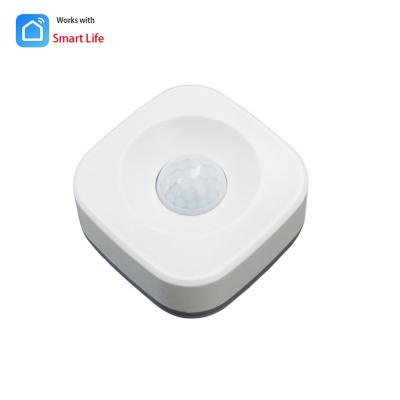 China Alarm Warning Competitable Wireless Mini PIR Motion Sensor Alarm Human Body Ceiling Security Infrared Detector with Smart Life Alexa Google for sale