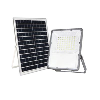 China 3000k Outdoor Solar Powered Flood Lights LED Source 100 Watt 200 Watt Dask To Dawn Long Time for sale