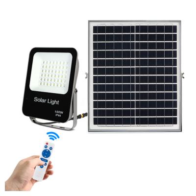 China 75000 Lumen 150W 274.5*314.5*45.5mm Solar Outdoor Flood Lights for sale