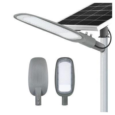 China mazorca elegante accionada solar Unibody de la aleación de aluminio de la lámpara de calle de 100w 150w en venta