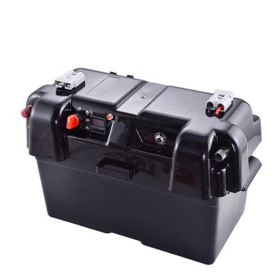 China 12v Outdoor Camping Battery Box Adventure 4wd Plastic Waterproof Camping Battery Box for sale