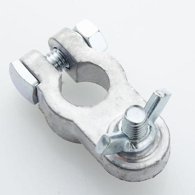 China Universal Automotive Car Lead Battery Clamp Terminal Type With Wing Nut for sale