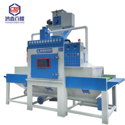 China Automatic Iron Sandblasting Machine Cabinet Rust Remover Machine Car Cleaning Parts Sandblasted Dry Sandblaster Machine for sale