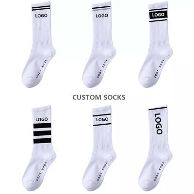 China QUICK DRY Quick Dry Moq OEM Custom Logo Crew Socks Mens Running Sport Socks, Cycle Logo Basketball Socks Sporty Custom for sale