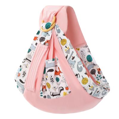 China Wholesale Portable Comfortable All Seasons Baby Wrap Carrier Cotton Hold Horizontal Baby Carriers for sale