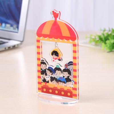 China Europe Make Your Own Design Custom OEM Cheap Acrylic Plastic Swing Shaking Standee for sale