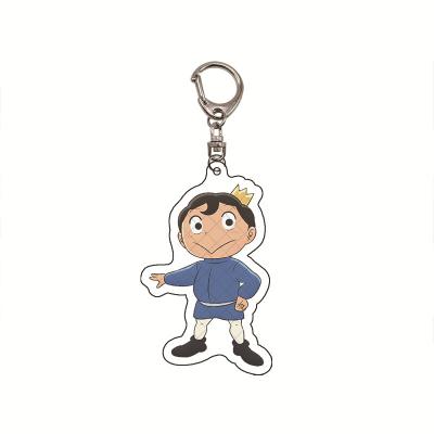 China Japan Anime Wholesale Hot Sales Japan Rank Of Kings PVC Acrylic Key Chain for sale