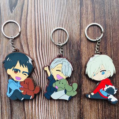 China Wholesale Japanese anime YURI from Japan! ! ! on ICE PVC rubber key chain for sale