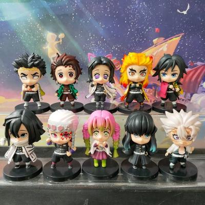 China Japan Anime Figures Japanese Anime PVC Dolls Demon Slayer Figures for sale