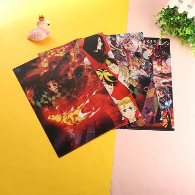 China Europe Promotion Hot Selling Japanese Anime Demon Slayer Tokyo Avengers File Bag Documents Pouch for sale