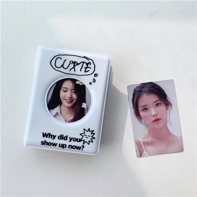 China China Idol Central Institute of Statistics Simple Colors White And Black Mini Album 3 Inch Photo Album Binding for sale