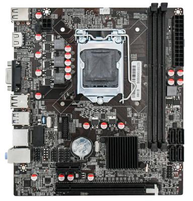 China Brand New Wholesale H81 LGA1150 DDR3*2 ATX Desktop Motherboard for sale