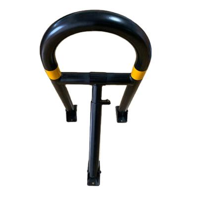 China New Product Black Powder Coating Manual Padlock 30*60cm PB17 Parking Lot Lock for sale