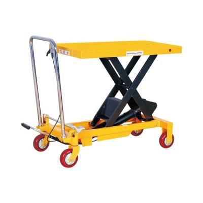 China Good Quality Hotels 0.8Tons 800Kgs 1760Lbs Hydraulic Single Scissor Lift Table for sale