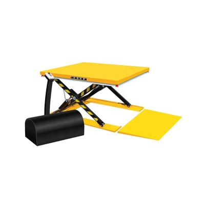 China Good Quality Hotels Hydraulic Electric Motorcycle Stationary Scissor Lift Table for sale