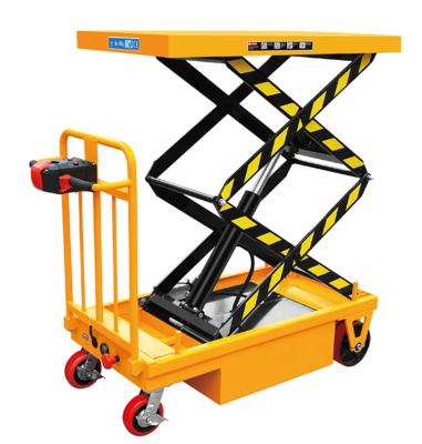 China Hotels Electric Hydraulic Double Scissor Lift Table Hydraulic Scissor Lift Table for sale