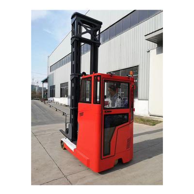 China Hotels Stand Up Forklift Stacker Electric Hydraulic Lift 1T 1.5T 2T 3T Reach Stacker for sale