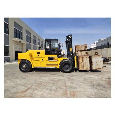 China Hotels Balance Against Heavy Duty Forklift 15 Ton Hydraulic Diesel Off-Road Forklift Diesel Truck for sale