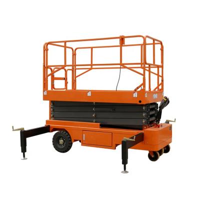 China Hotels Price Cheap Self Propelled Material Antenna Motorcycle Power Scissor Lift Platform for sale