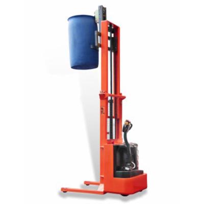 China Hotels High Grade 650 Kg Full Electric Stacker For Barrel Stacker Drum Lifter for sale