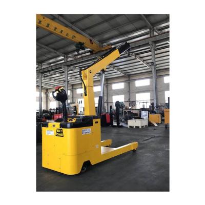 China The other good quality small portable workshop 1 Ton Hydraulic Bob Lift Crane with hook for sale