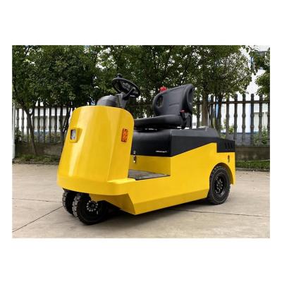 China Hotels 6T 6000Kg Electric Tow Truck Towing Tractor Forklift With AC Driving EPS System Factory Price for sale